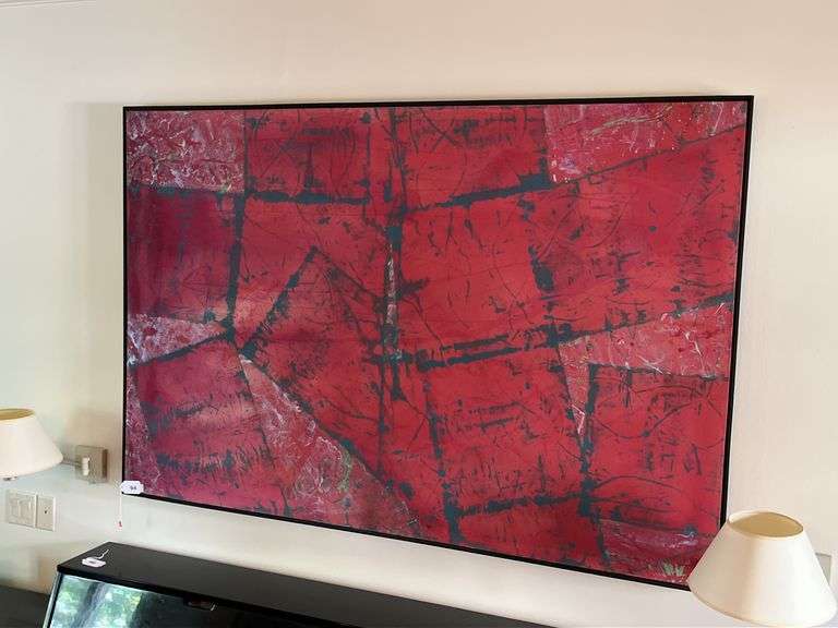 Large oil on canvas artwork