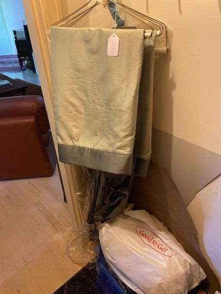 Curtain panels, sham covers, duvet cover