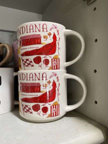 Assorted coffee mugs