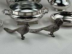 Misc collection of silver plated service