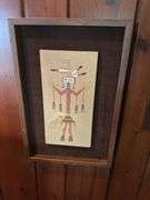 Navajo sand painting 12” x 18”