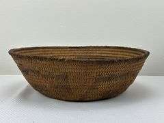 Native American Coiled Basket Tray