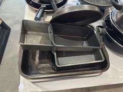 Electric wok, cast iron, skillets, pots, pans, baking dishes, miscellaneous