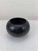 Signed Maria Martinez Blackware Pottery Bowl