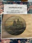 Collector plates, “Golden Age of Sail”