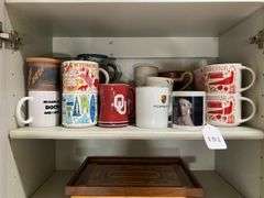 Assorted coffee mugs