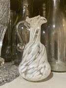 Glass vases and bottles, coffee filters, coffee, tea