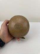 Handmade Pottery Bowl with Coiled Serpent Motif