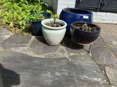 4 pots 1 large. Bring help
