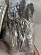 Glass baking dish, utensils, hand blender