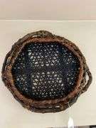 4 Japanese Ikebana baskets, various designs and weaves