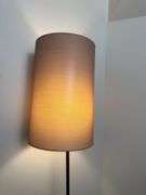 Minimalist Floor Lamp with Drum Shade with floor dimmer