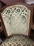Pair of vintage French chairs. In basement