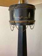 76” floor lamp, 3 legged wood maritime theme