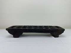 Antique African Carved Wood Mancala Game Board
