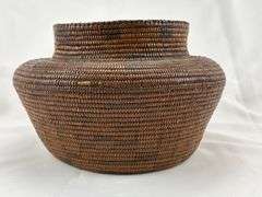 Coiled Native American Basket