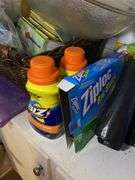 Cleaning supplies (in basement)