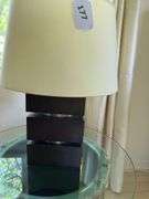19” brown lamp