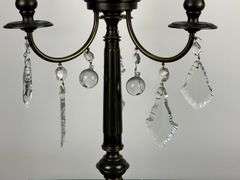 Pair of Vintage 39” Stiffel 3 bulb lamps