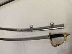 Sword w/ chrome scabbard