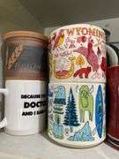 Assorted coffee mugs