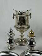 Misc collection of silver plated service