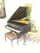 YAMAHA grand piano #2343277 black lacquer finish and bench