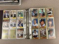 3 Binders of Baseball, Basketball, and football collector cards
