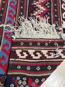 Handwoven Caucasian Kilim Rug, 64” x 93”