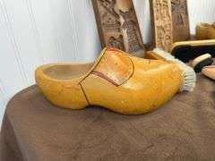 Dutch wood cookie boards, shoes, wood shoe stretchers