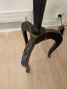 76” floor lamp, 3 legged wood maritime theme