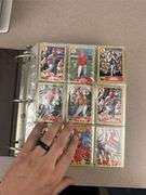 3 Binders of Baseball, Basketball, and football collector cards