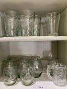 Glassware, 5 shelves
