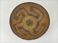 Native American Coiled Basket Tray