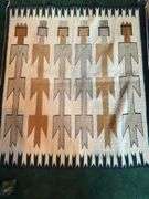 Navajo Yei rug 44.5” x 40”