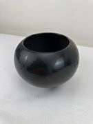 Signed Maria Martinez Blackware Pottery Bowl