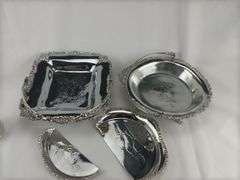 Collection of Silver plate and stainless Service