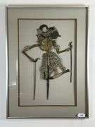 Framed Javanese Wayang Kulit Shadow Puppet