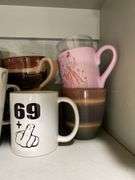 Assorted coffee mugs