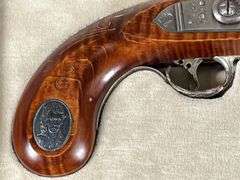 Andrew Jackson Commemorative Pistol #40/1,500, Sterling Silver Edition
