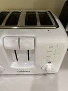 FARBERWARE knives in block, Cuisinart 4 slot toaster