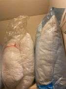 Mattress cover, bedding pillows