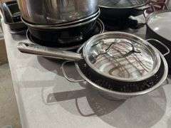 Electric wok, cast iron, skillets, pots, pans, baking dishes, miscellaneous