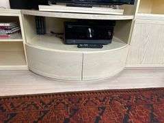 Roche Bobois Modular White Oak Media Console