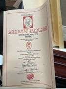 Andrew Jackson Commemorative Pistol #40/1,500, Sterling Silver Edition