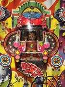 SANKYO Dokkiri Man electronic pinball game - lights up but needs repaired