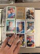 3 Binders of Baseball, Basketball, and football collector cards