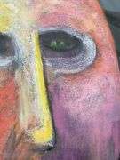 Carole Laroche original pastel, matted and framed, signed 91’, 40"w x 52”h