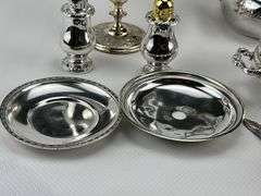 Misc collection of silver plated service