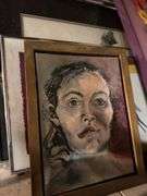 Lots of matted prints in frames. Various sizes. In basement